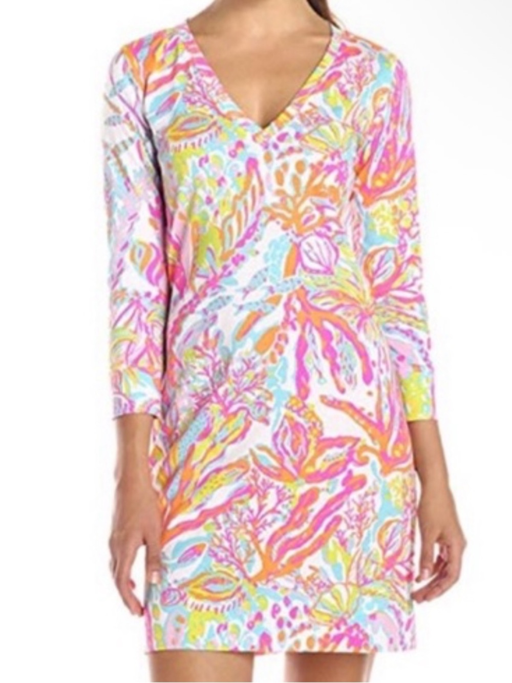 NWT Lilly Pulitzer Christie Dress Women’s Small Resort White Scuba to Cuba